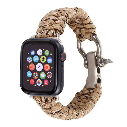 For Apple Watch Series 5 & 4 44mm / 3 & 2 & 1 42mm Umbrella Cord Nylon Braided Strap - DealBuddy