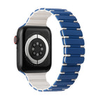 For Apple Watch Series 5 44mm / Dark Blue White