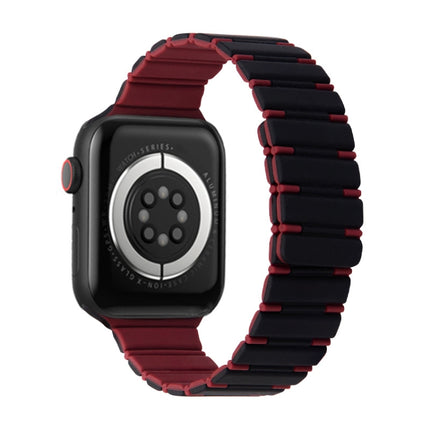 Two-color Magnetic Silicone Watch Band, For Apple Watch Series 5 44mm, For Apple Watch Series 5 40mm, For Apple Watch Series 4 44mm, For Apple Watch Series 4 40mm - DealBuddy