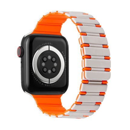 Two-color Magnetic Silicone Watch Band, For Apple Watch Series 5 44mm, For Apple Watch Series 5 40mm, For Apple Watch Series 4 44mm, For Apple Watch Series 4 40mm - DealBuddy