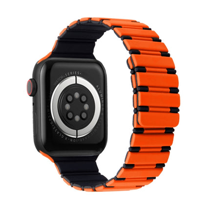 Two-color Magnetic Silicone Watch Band, For Apple Watch Series 5 44mm, For Apple Watch Series 5 40mm, For Apple Watch Series 4 44mm, For Apple Watch Series 4 40mm - DealBuddy