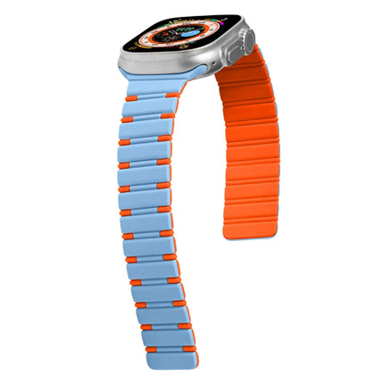 Two-color Magnetic Silicone Watch Band, For Apple Watch Series 3 38mm, For Apple Watch Series 3 42mm - DealBuddy