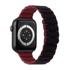 For Apple Watch Series 3 38mm / Black Wine Red