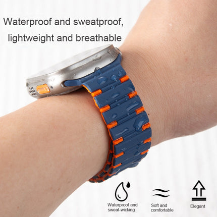 Two-color Magnetic Silicone Watch Band