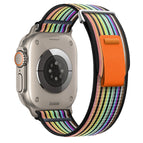 For Apple Watch Ultra 2 49mm / Black Rainbow