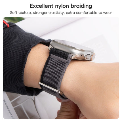 Dual-Section Loop Nylon Watch Band, For Apple Watch SE 2023 44mm, For Apple Watch SE 2023 40mm - DealBuddy