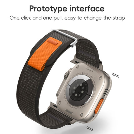 Dual-Section Loop Nylon Watch Band, For Apple Watch Series 9 41mm, For Apple Watch Ultra 49mm - DealBuddy