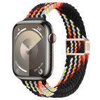 For Apple Watch SE 2023 44mm / Z Pattern Black Rainbow