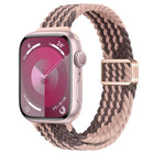 Slim Magnetic Buckle Nylon Braided Watch Band, For Apple Watch SE 2023 44mm, For Apple Watch SE 2023 40mm