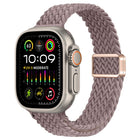 Slim Magnetic Buckle Nylon Braided Watch Band, For Apple Watch Ultra 2 49mm, For Apple Watch Series 9 45mm