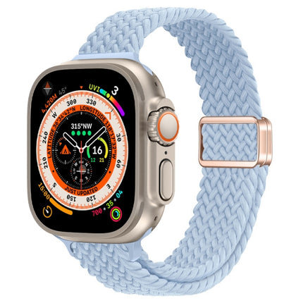 Slim Magnetic Buckle Nylon Braided Watch Band, For Apple Watch Series 9 41mm, For Apple Watch Ultra 49mm - DealBuddy