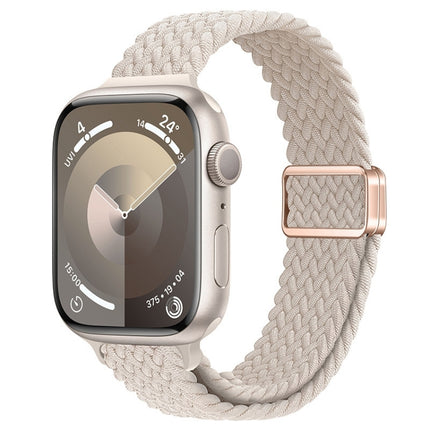 Slim Magnetic Buckle Nylon Braided Watch Band, For Apple Watch SE 40mm, For Apple Watch SE 44mm - DealBuddy