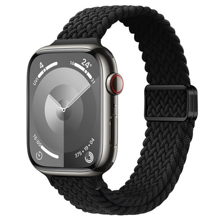 Slim Magnetic Buckle Nylon Braided Watch Band, For Apple Watch Series 4 44mm, For Apple Watch Series 4 40mm - DealBuddy