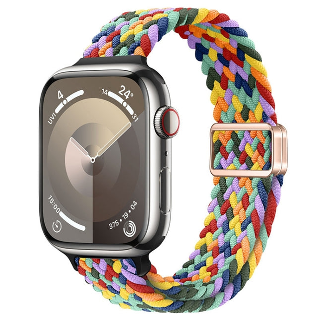 Slim Magnetic Buckle Nylon Braided Watch Band