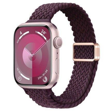 Slim Magnetic Buckle Nylon Braided Watch Band, For Apple Watch Series 3 38mm, For Apple Watch Series 3 42mm - DealBuddy