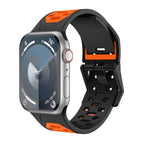 For Apple Watch SE 44mm / Black Orange