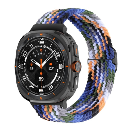 Slide Buckle Nylon Braided Watch Band
