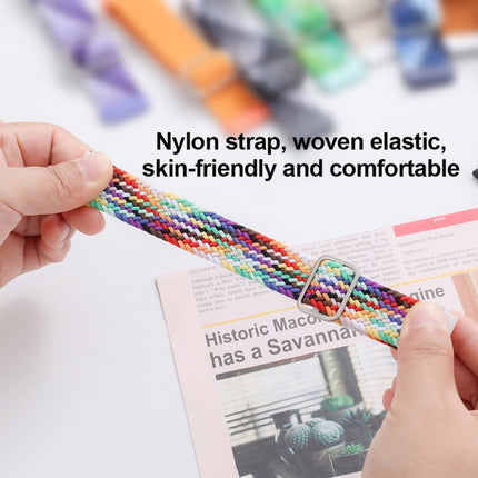 Slide Buckle Nylon Braided Watch Band