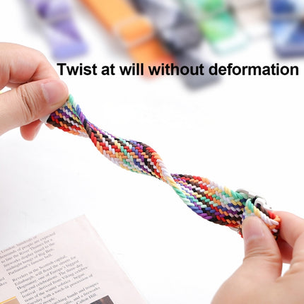 Slide Buckle Nylon Braided Watch Band
