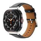 Plain Genuine Leather Watch Band, For Samsung Galaxy Watch Ultra 47mm / Ultra 2025 - DealBuddy