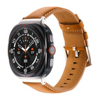 For Samsung Galaxy Watch Ultra 47mm / Ultra 2025 / Yellow Brown