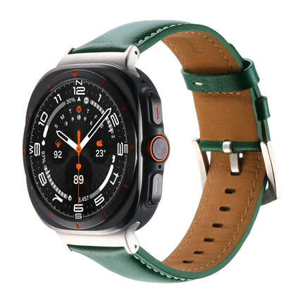 Plain Genuine Leather Watch Band