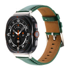 Plain Genuine Leather Watch Band, For Samsung Galaxy Watch Ultra 47mm / Ultra 2025 - DealBuddy