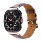 For Samsung Galaxy Watch Ultra 47mm / Ultra 2025 / Red Brown