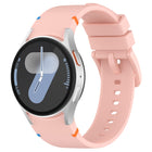 Official Solid Color Stitched Silicone Watch Band