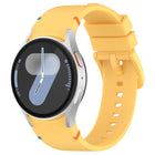 Official Solid Color Stitched Silicone Watch Band