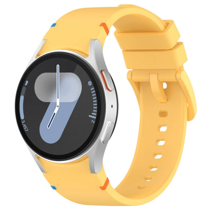 Official Solid Color Stitched Silicone Watch Band, For Samsung Galaxy Watch 7 40 / 44mm - DealBuddy