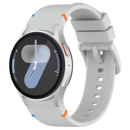 Official Solid Color Stitched Silicone Watch Band, For Samsung Galaxy Watch 7 40 / 44mm - DealBuddy