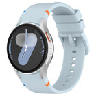 Official Solid Color Stitched Silicone Watch Band