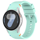 Official Solid Color Stitched Silicone Watch Band, For Samsung Galaxy Watch 7 40 / 44mm - DealBuddy