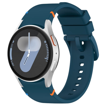 Official Solid Color Stitched Silicone Watch Band, For Samsung Galaxy Watch 7 40 / 44mm - DealBuddy