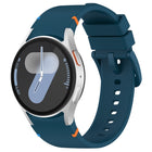 Official Solid Color Stitched Silicone Watch Band, For Samsung Galaxy Watch 7 40 / 44mm - DealBuddy