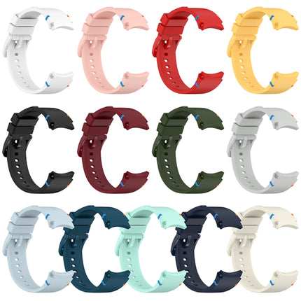 Official Solid Color Stitched Silicone Watch Band, For Samsung Galaxy Watch 7 40 / 44mm - DealBuddy