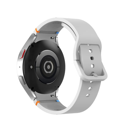 Glossy Stitched Silicone Watch Band