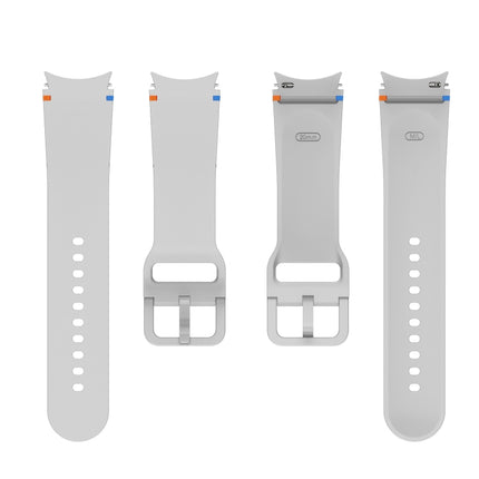 Glossy Stitched Silicone Watch Band