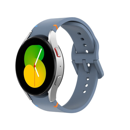 Glossy Stitched Silicone Watch Band