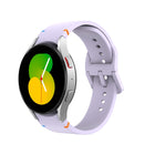 Glossy Stitched Silicone Watch Band