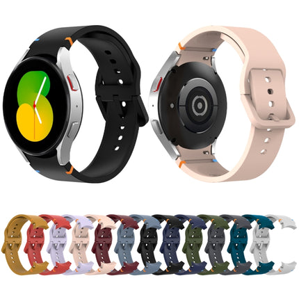 Glossy Stitched Silicone Watch Band