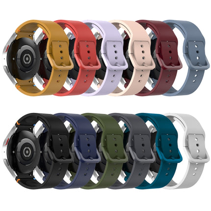 Glossy Stitched Silicone Watch Band