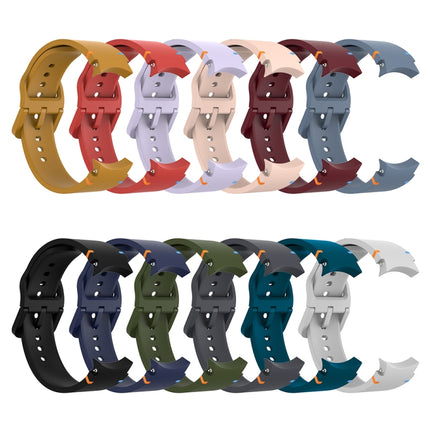 Glossy Stitched Silicone Watch Band