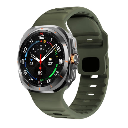 Wave Texture Reverse Buckle Silicone Watch Band, For Samsung Galaxy Watch Ultra 47mm / Ultra 2025 - DealBuddy