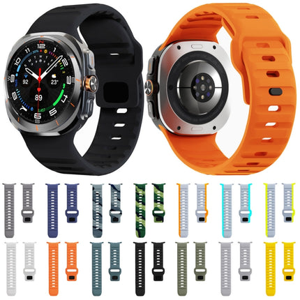 Wave Texture Reverse Buckle Silicone Watch Band, For Samsung Galaxy Watch Ultra 47mm / Ultra 2025 - DealBuddy