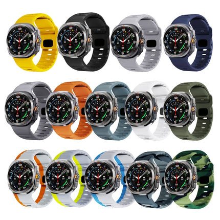 Wave Texture Reverse Buckle Silicone Watch Band, For Samsung Galaxy Watch Ultra 47mm / Ultra 2025 - DealBuddy