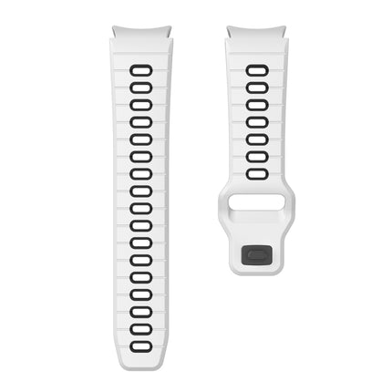 Two Color Stripes Reverse Buckle Silicone Watch Band