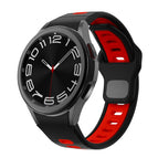 For Samsung Galaxy Watch 7 / 6 / Black Red
