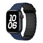 Tri-beads Magnetic Hoop Silicone Watch Band, For Apple Watch Series 9 45mm